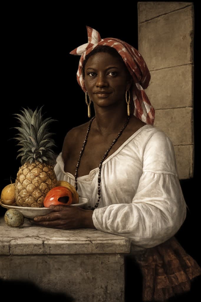 Représentation artistique contemporaine de Victoria Montou, dite Toya.
